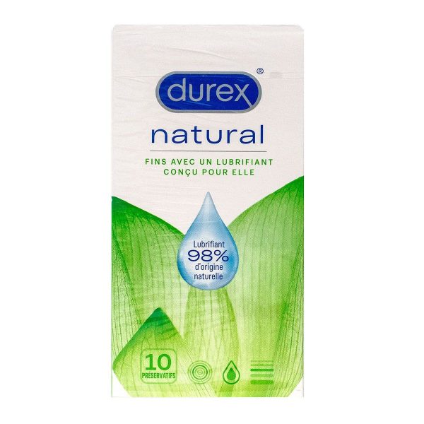 DUREX NATURAL PRESERVATIFS 10 UNITES