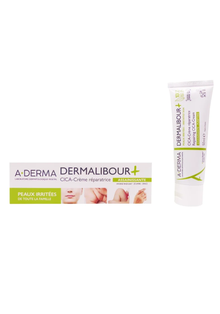 A-DERMA DERMALIBOUR+ CICA-CREME REPARATRICE 50ML 2 aderma dermalibour 50 ml 1 1