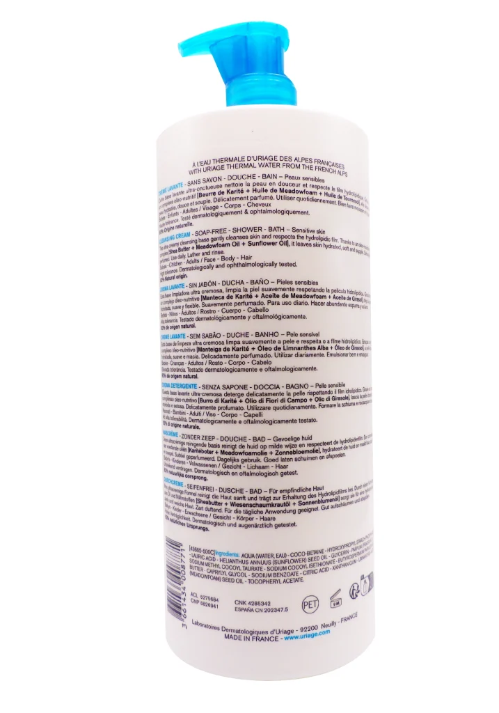 URIAGE CREME LAVANTE 1L 3 creme de douche uriage 1L