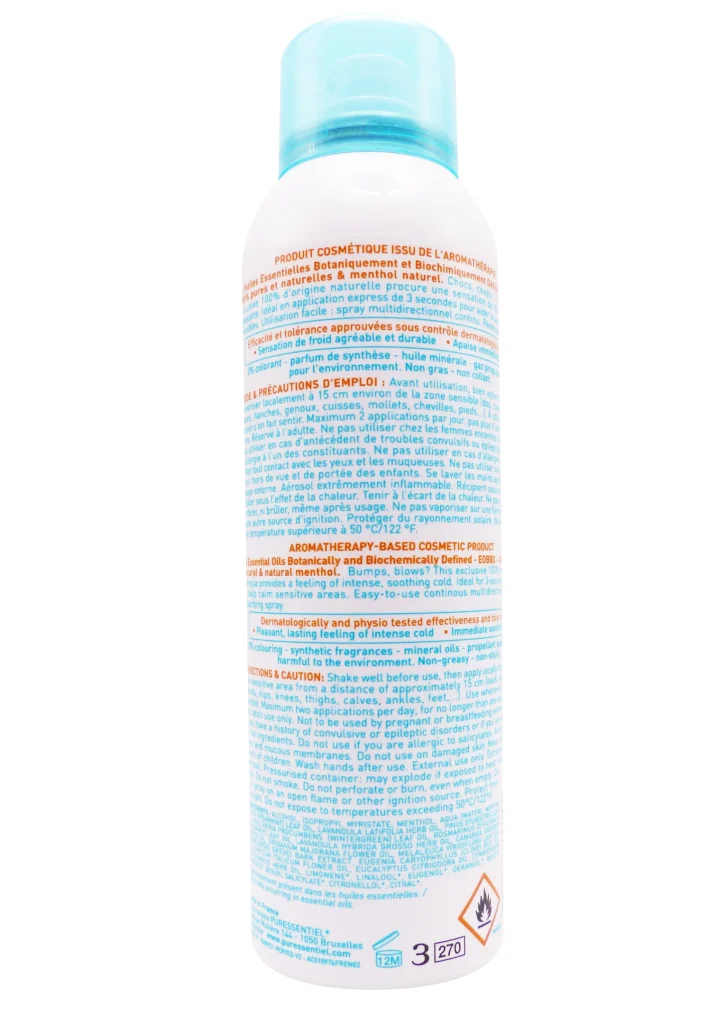PURESSENTIEL MUSCLES & ARTICULATIONS CRYO PURE SPRAY 150ML 3 dos froid articulations