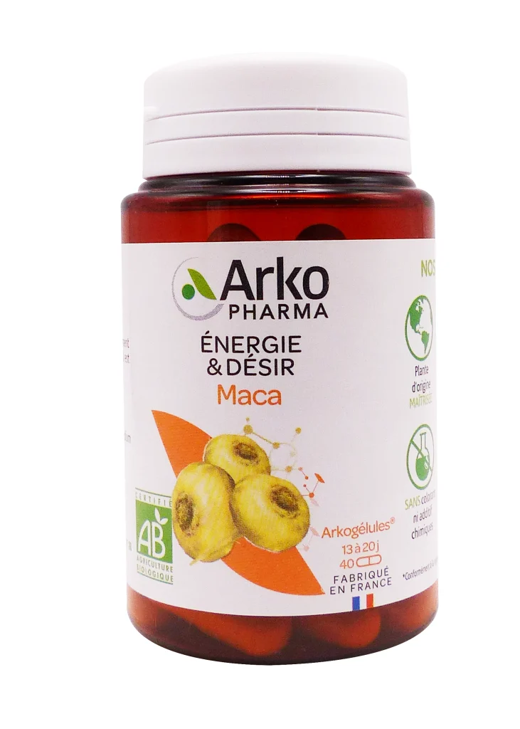ARKOGELULES MACA BIO 40 GELULES ARKOPHARMA 4 maca 40 gelules pot
