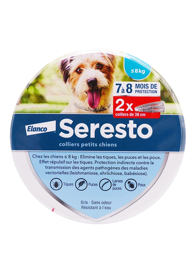 seresto collier petits chiens inf 8 kg
