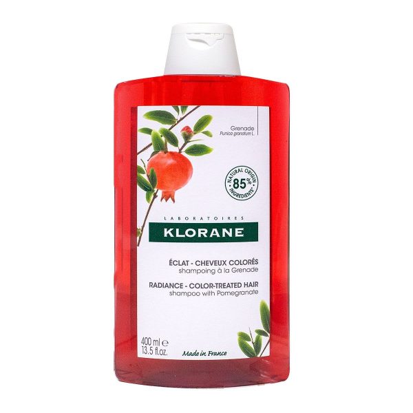 KLORANE SHAMPOING A LA GRENADE POUR CHEVEUX COLORES 400ML