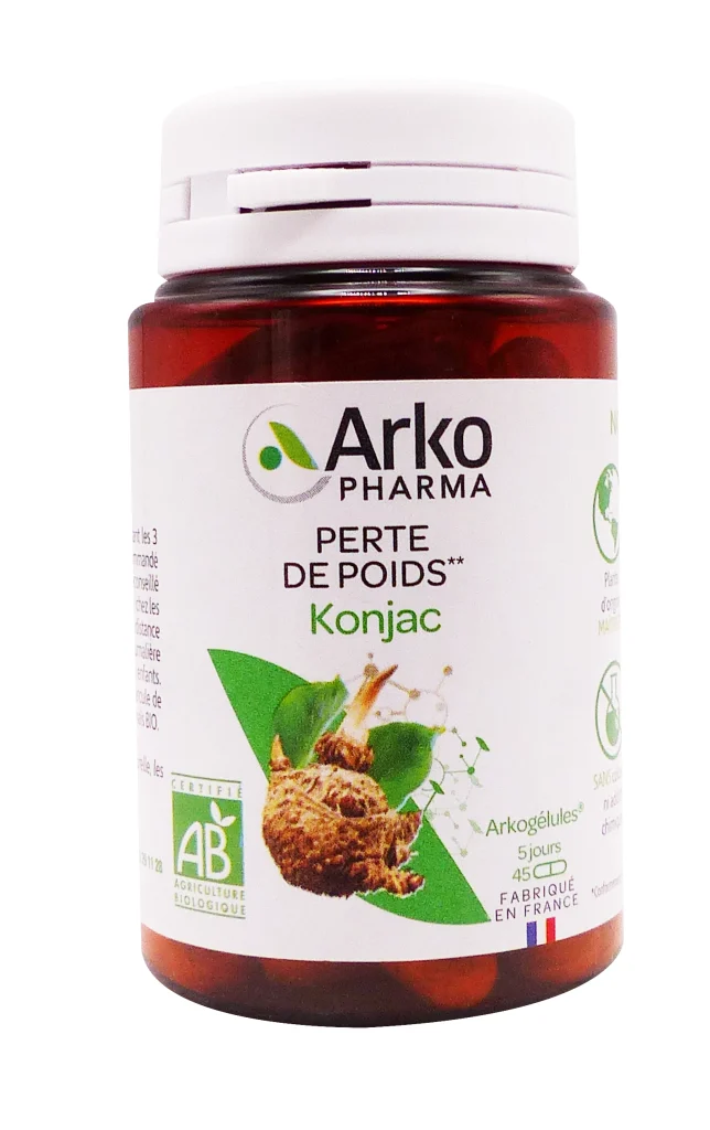 ARKOGELULES KONJAC BIO 45 GELULES ARKOPHARMA 4 konjac 45 gelules pot