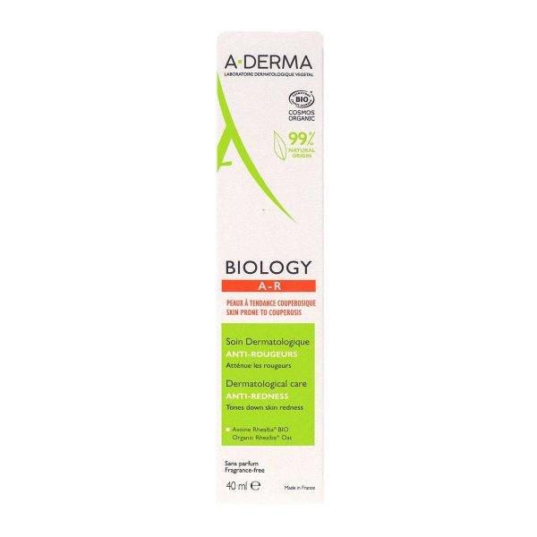 A-DERMA BIOLOGY SOIN DERMATOLOGIQUE ANTI-ROUGEURS BIO 40ML