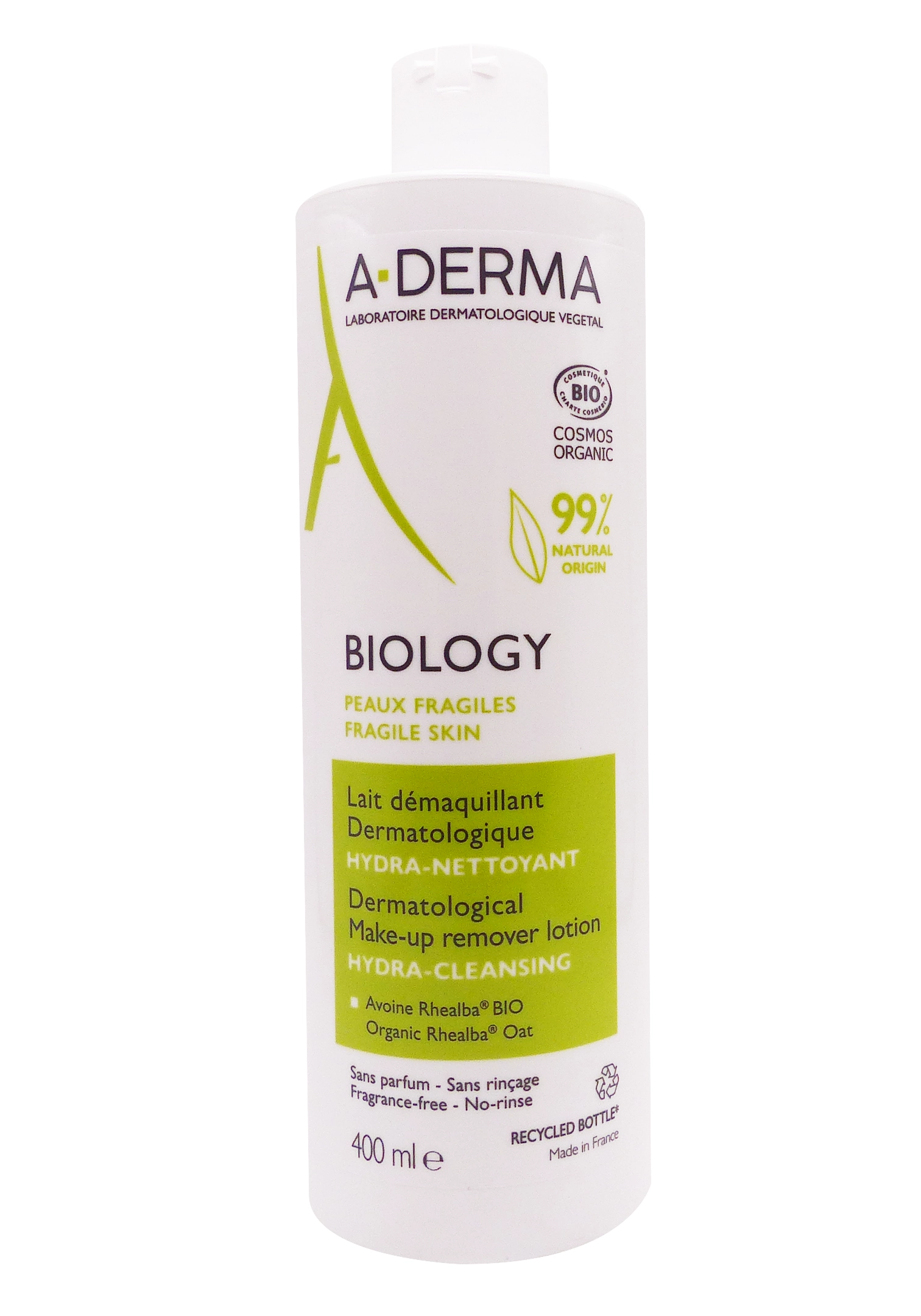 A-DERMA BIOLOGY LAIT DEMAQUILLANT DERMATOLOGIQUE BIO 400ML 1 aderma biology 400 ml lait demaquillant