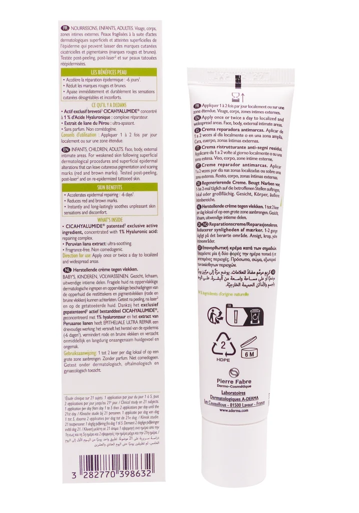 A-DERMA BIOLOGY CALM SOIN DERMATOLOGIQUE APAISANT BIO 40ML 3 dos creme aderma