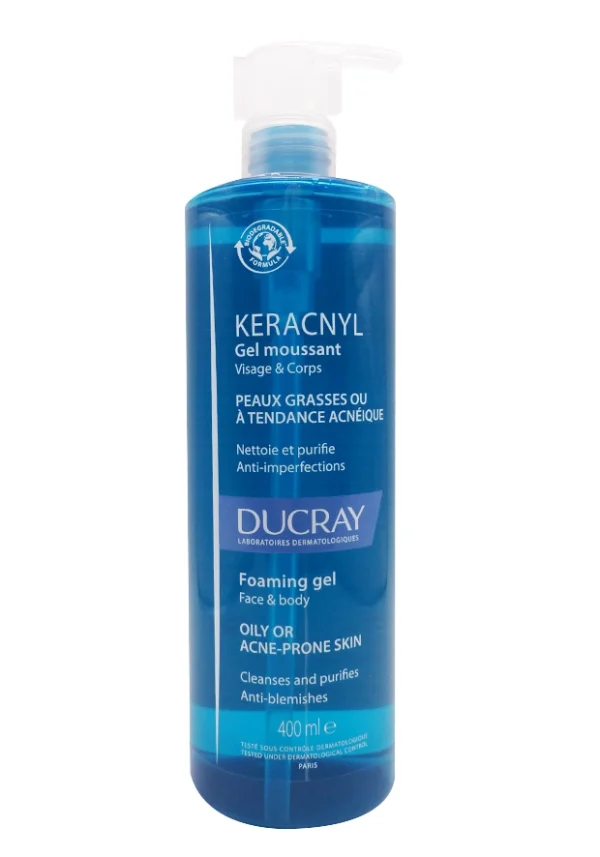 keracnyl gel moussant 400 ml