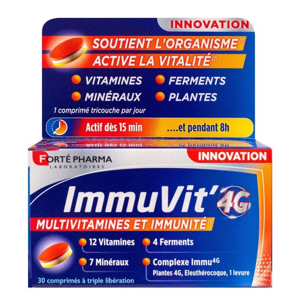 FORTE PHARMA IMMUVIT 4G ADULTE COMPRIMéS BOITE DE 30