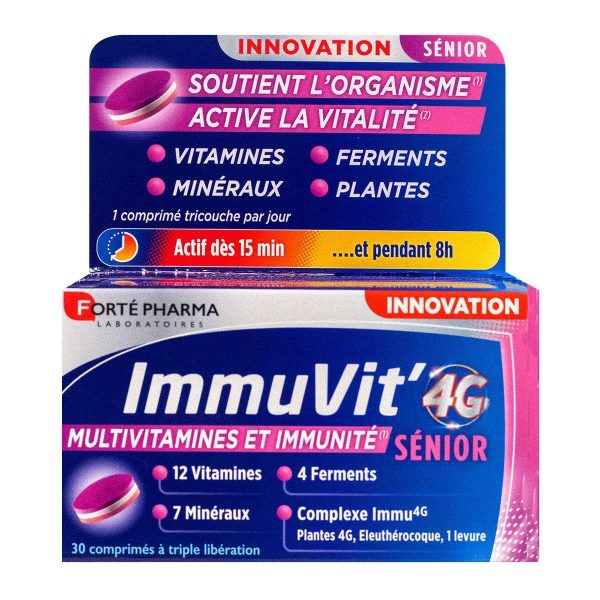 FORTE PHARMA IMMUNITé 4G SENIOR COMPRIMéS BOITE DE 30