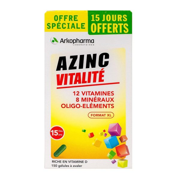 AZINC VITALITé GéLULES BOITE DE 150