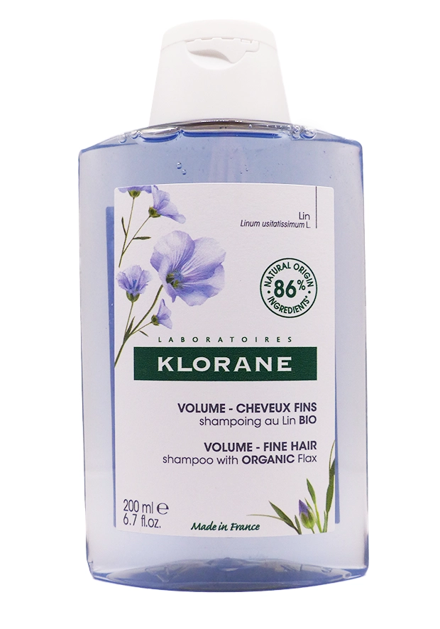 KLORANE SHAMPOING AU LIN BIO 200ML 12 klorane shampoing lin 200 ml