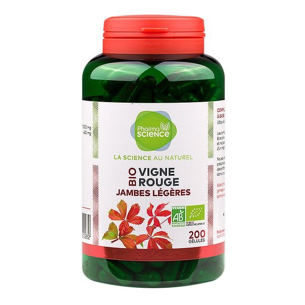 PHARMASCIENCE VIGNE ROUG BIO 200 GELULES 200