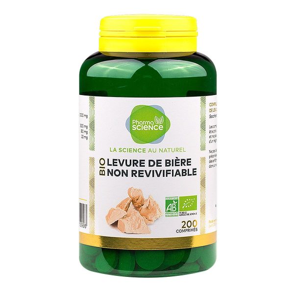 PHARMASCIENCE LEVURE DE BIERE BIO 200 COMPRIMES