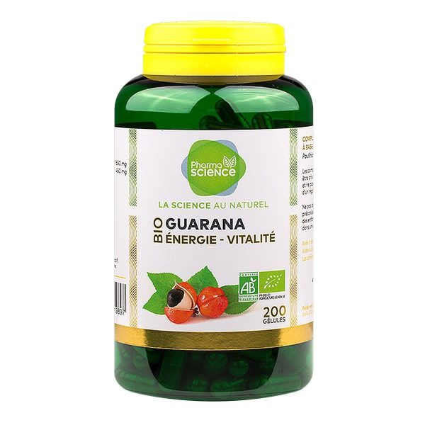 PHARMASCIENSE GUARANA BIO 200 GELULES