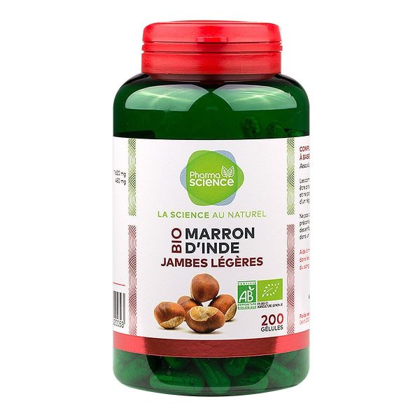 PHARMASCIENCE MARRON D'INDE BIO 200 GELULES