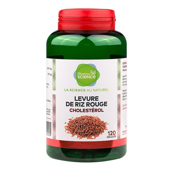 PHARMASCIENCE LEVURE DE RIZ ROUGE & GUGLON 200 GELULES