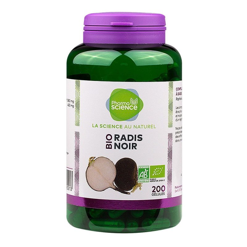 PHARMASCIENCE RADIS NOIR BIO GELULES 200