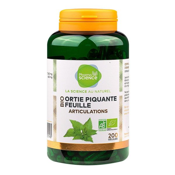 PHARMASCIENCE ORTIE FEUILLE PIQUANTE 200 GELULES