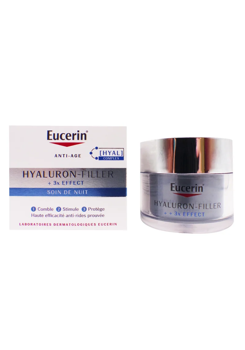 eucerin soin de nuit hyaluron filler 3 effect