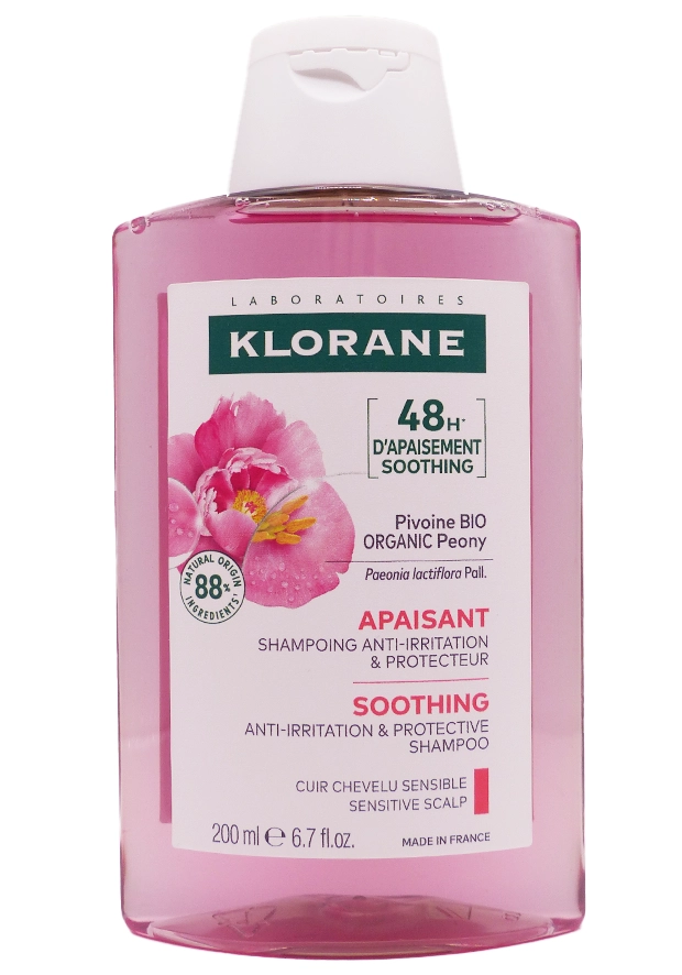 KLORANE SHAMPOING A LA PIVOINE BIO 200ML 7 klorane shampooing appaisant pivoine 200 ml