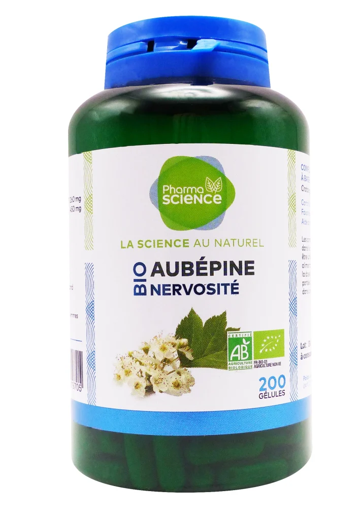 PHARMASCIENCE AUBEPINE BIO 200 GELULES 2 pharmascience aubepine bio 200 gelules