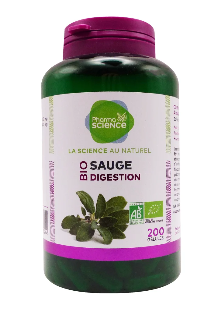 pharmascience bio sauge digestion 200 gelules