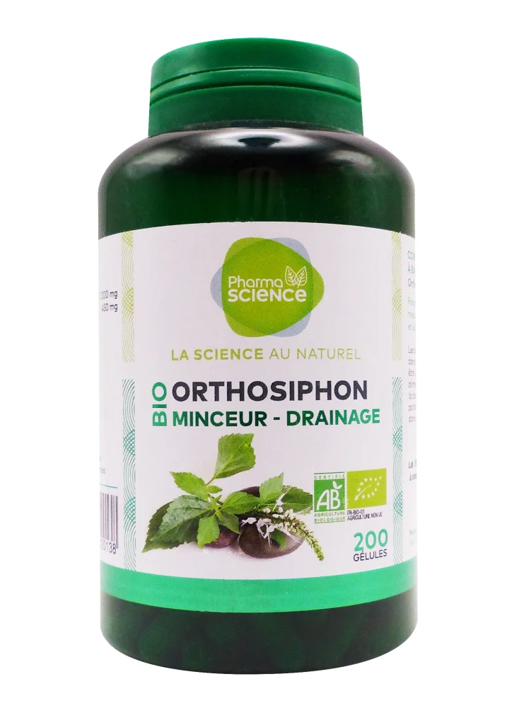 PHARMASCIENCE ORTHOSIPHON MINCEUR-DRAINAGE BIO 200 GELULES 2 pharmascience orthosiphon bio 200 gelules