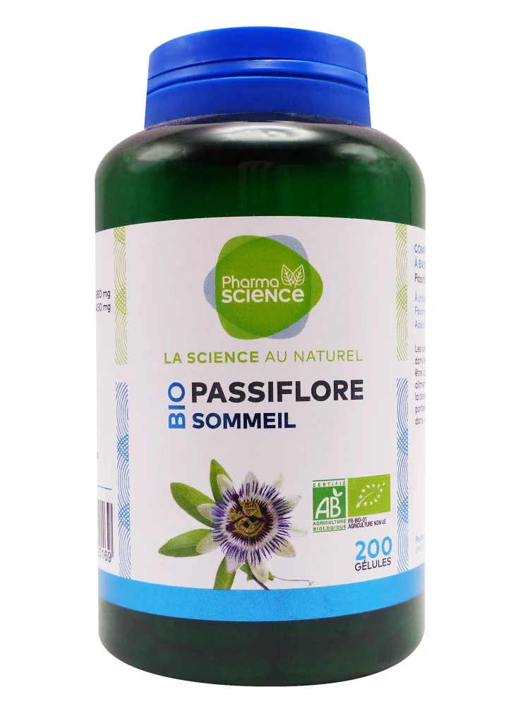 PHARMASCIENCE PASSIFLORE BIO 200 GELULES 2 pharmascience passiflore sommeil 200 gelules