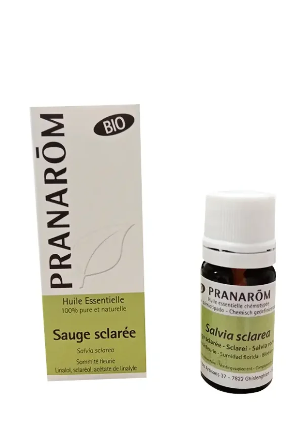 Huile essentielle de Sauge Sclarée bio 5 mL de Pranarom