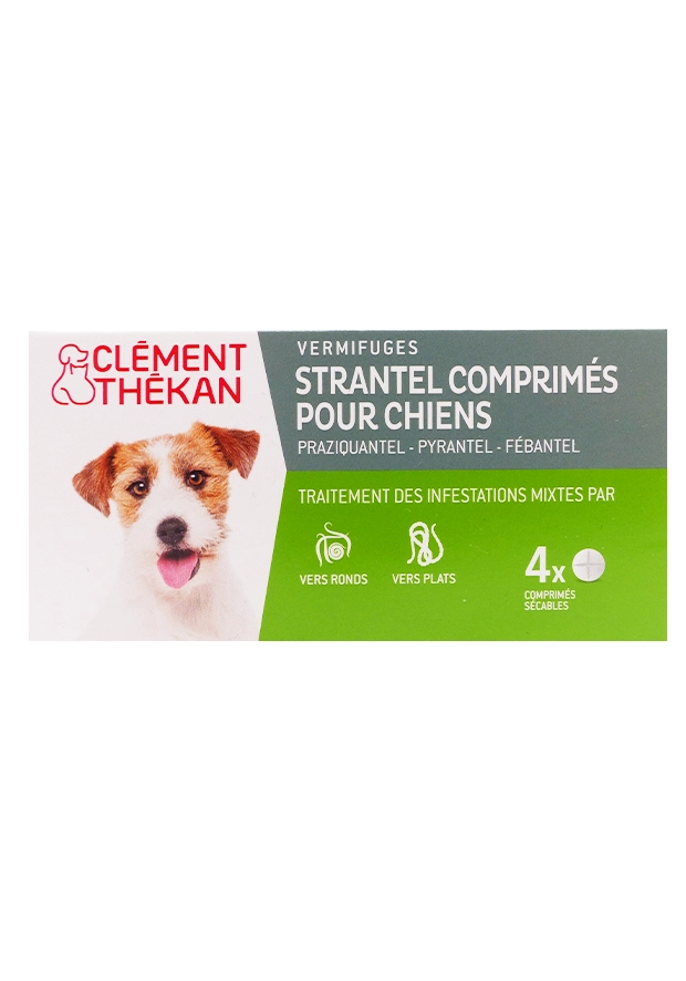 strantel chien vermifuhe 4 cp