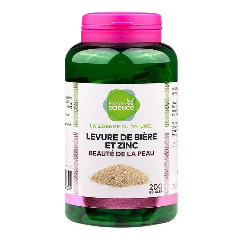 PHARMASCIENCE LEVURE DE BIERE ET ZINC GELULES 200