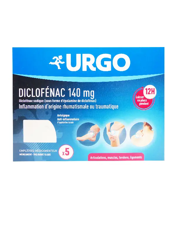 urgo diclofénac 140 mg 5 emplatres