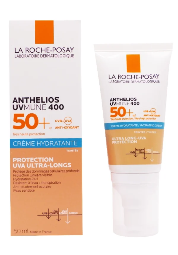 anthelios uvmune 400 50+ creme hydratante teinté 50 ml