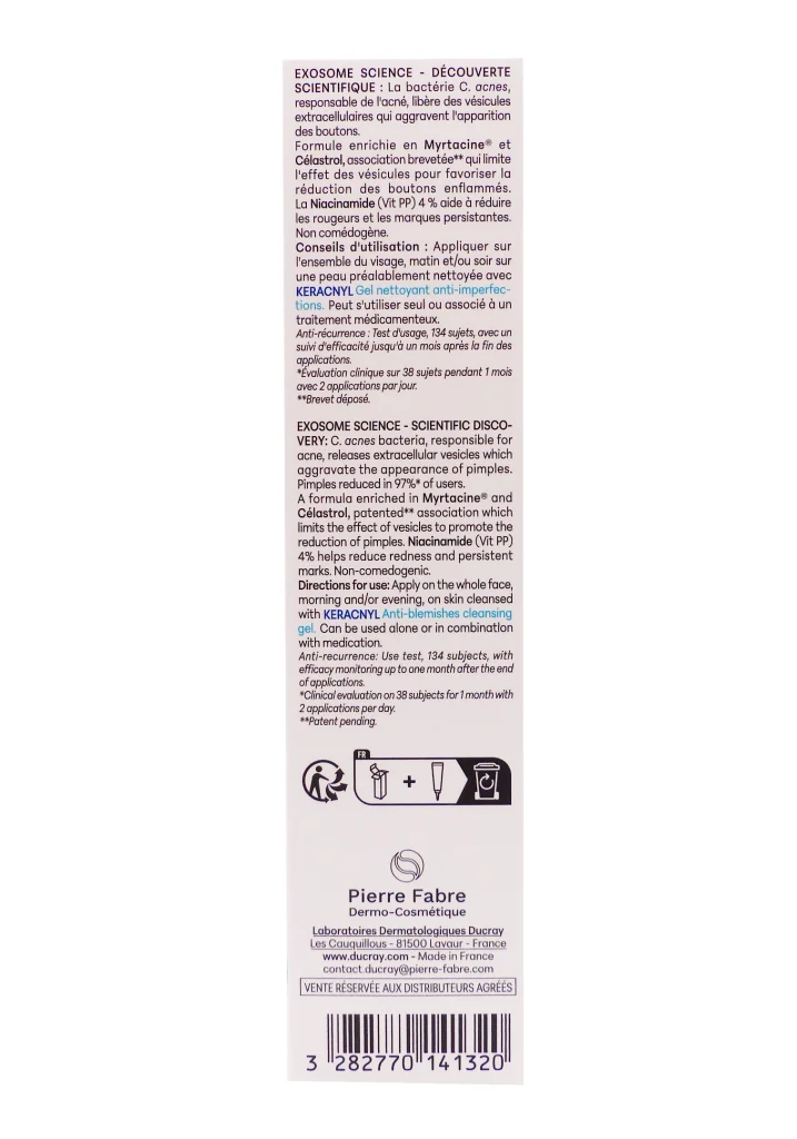 DUCRAY KERACNYL PP+ CREME 30ML 5 cote keracnyl