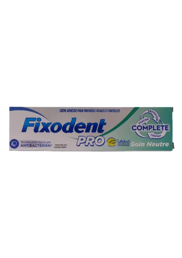 fixodent pro soin neutre vert