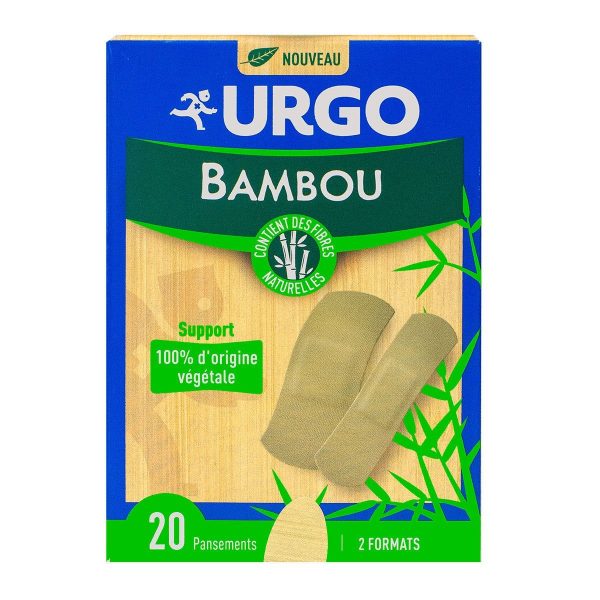 URGO BAMBOU 20 PANSEMENTS 2 FORMATS