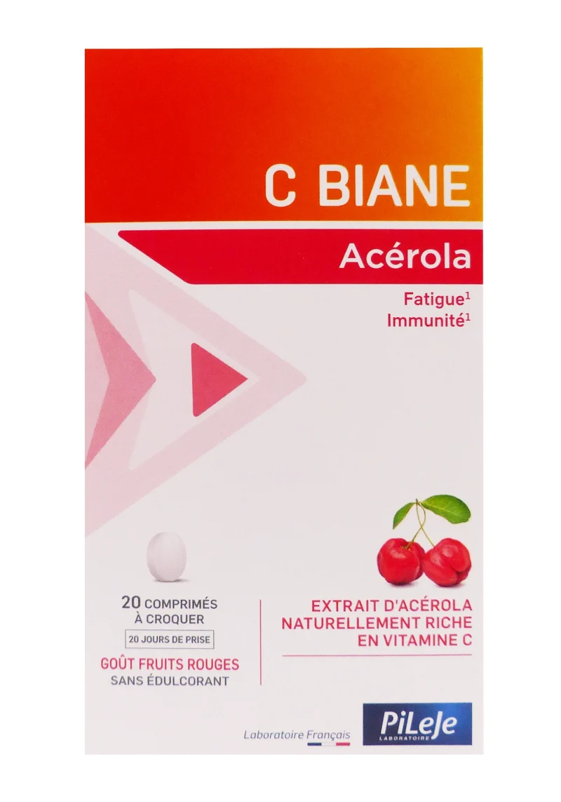c biane acérola 20 comprimés a croquer
