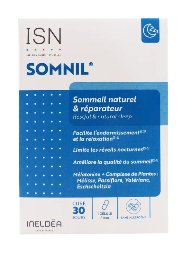 isn somnil 30 gélules