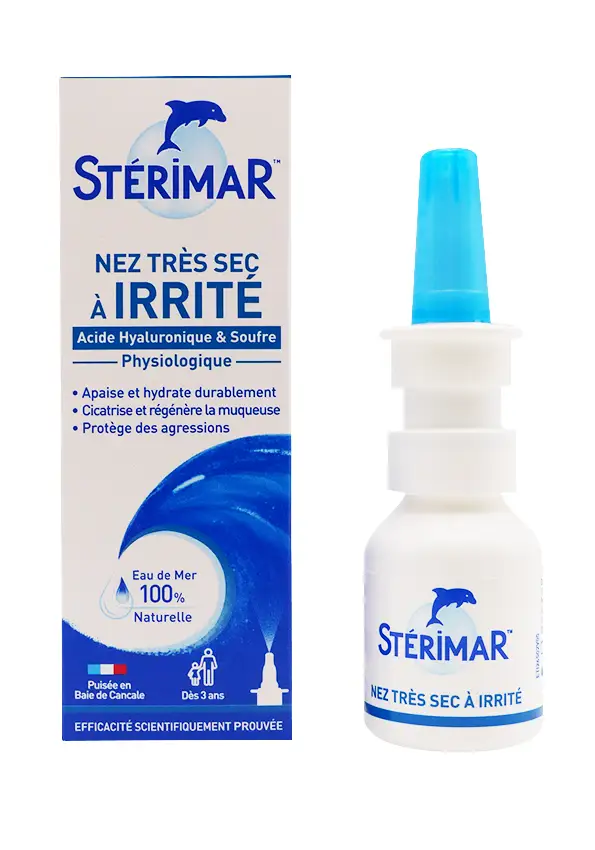 sterimar nez tres sec à irrité