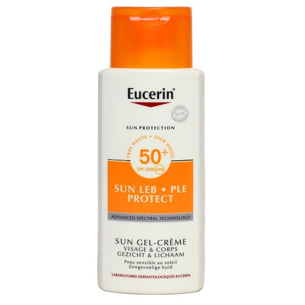 Eucerin Sun Leb Protect crème-gel visage et corps SPF 50 150ml