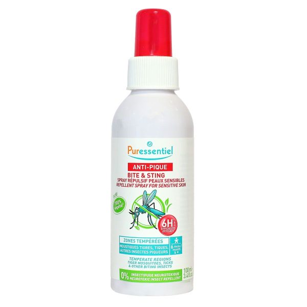 PURESSENTIEL ANTI-MOUSTIQUES SPRAY REPULSIF PEAUX SENSIBLES