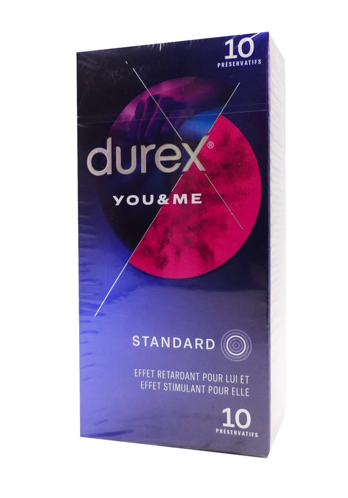 DUREX YOU & ME PRESERVATIS 10 UNITES 2 durex you me 10 preservatifs standard