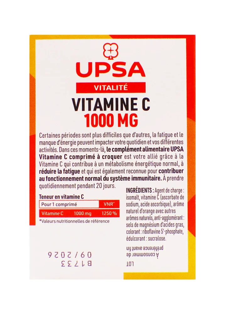 upsa vitamine c dos