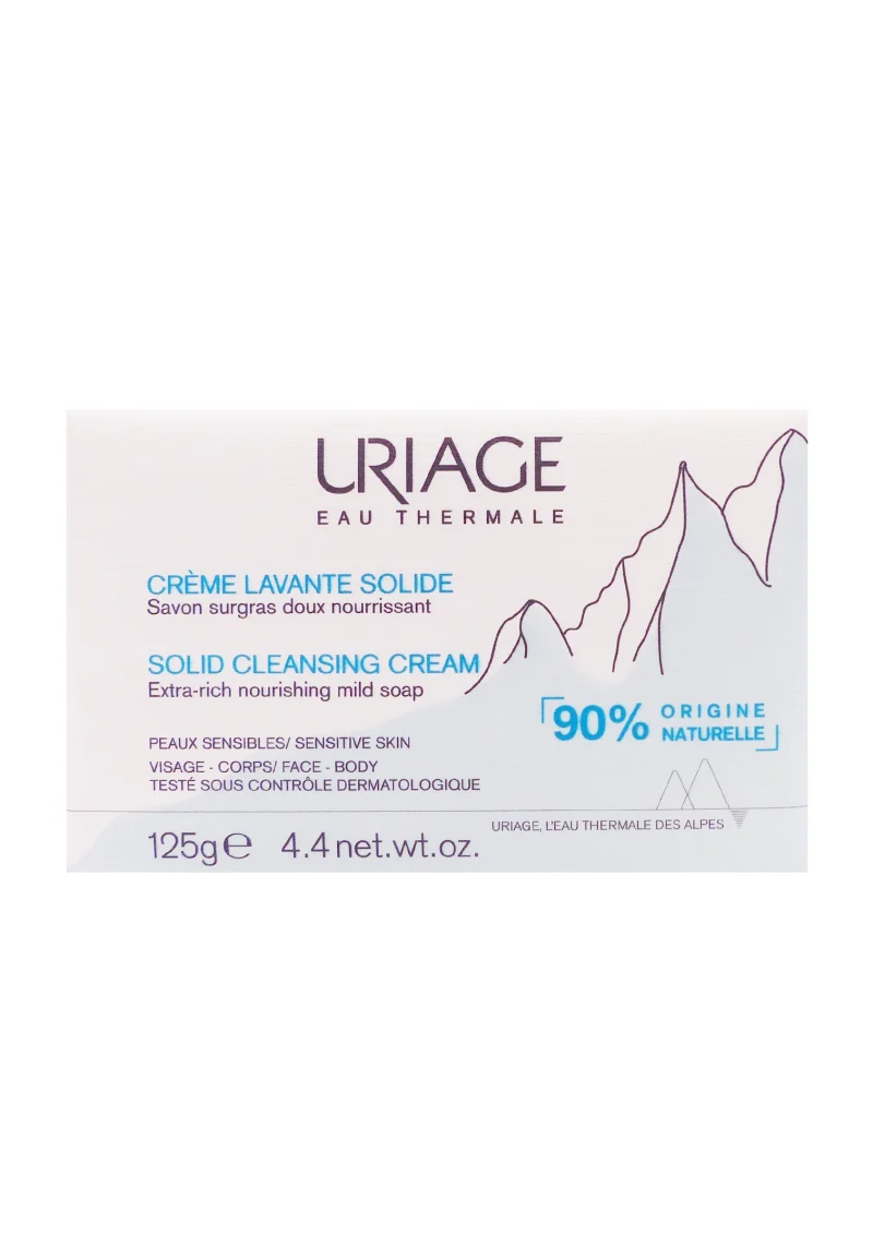 uriage creme lavante solide 125g