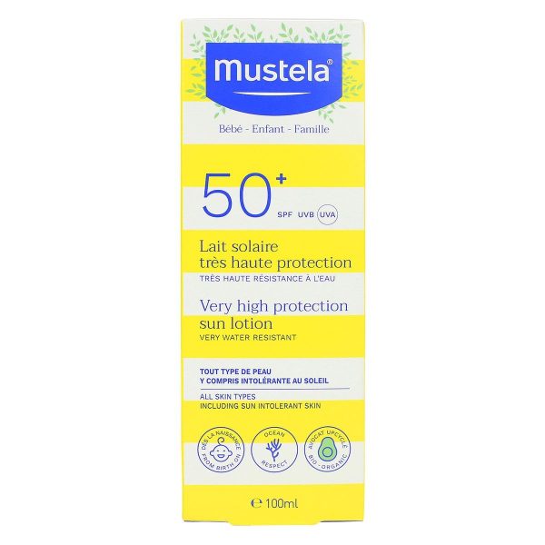 MUSTELA LAIT SOLAIRE TRES HAUTE PROTECTION SPF 50+