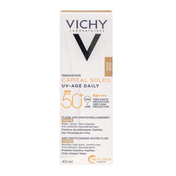 Vichy Capital Soleil UV-Age daily Fluide solaire anti-âge teinté SFP 50+