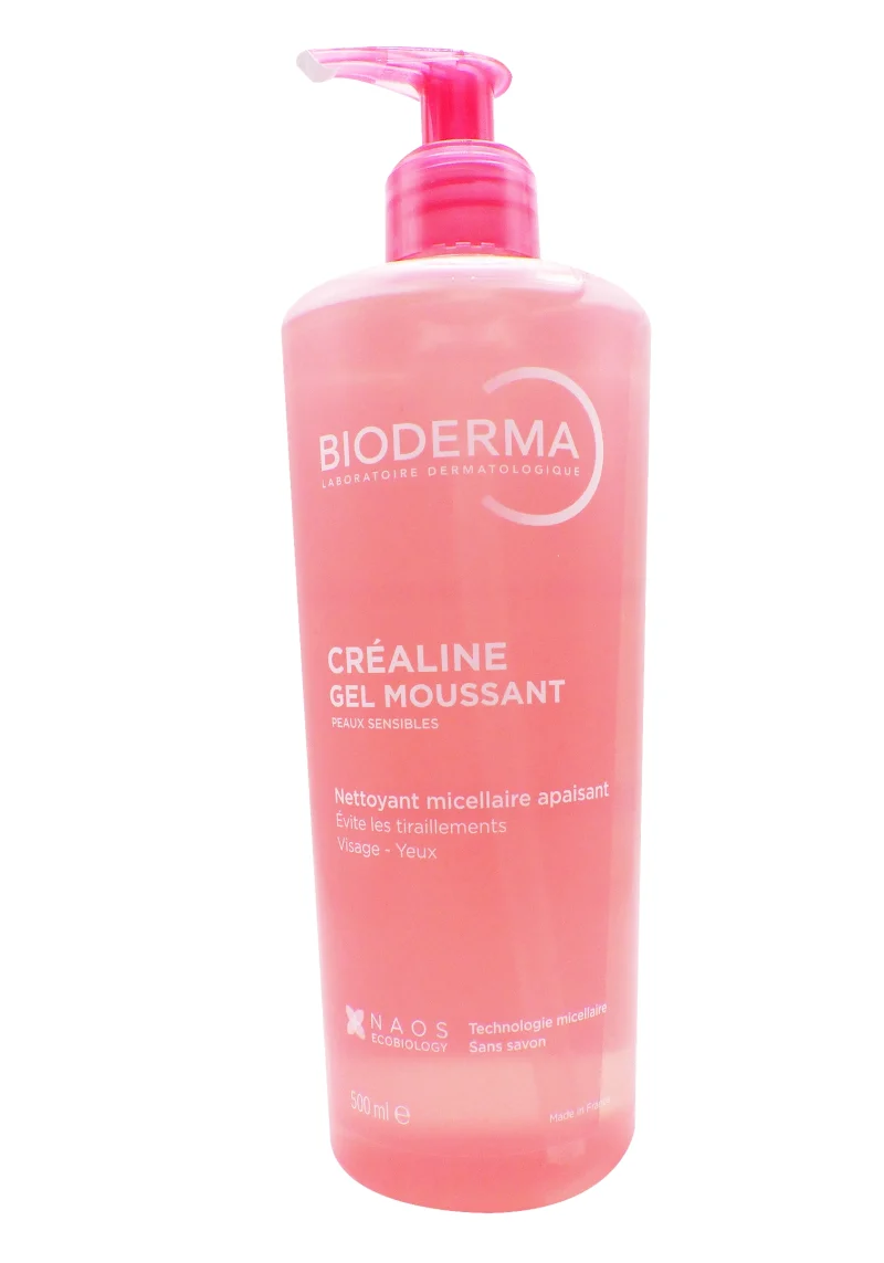 bioderma créaline gel moussant 500 ml
