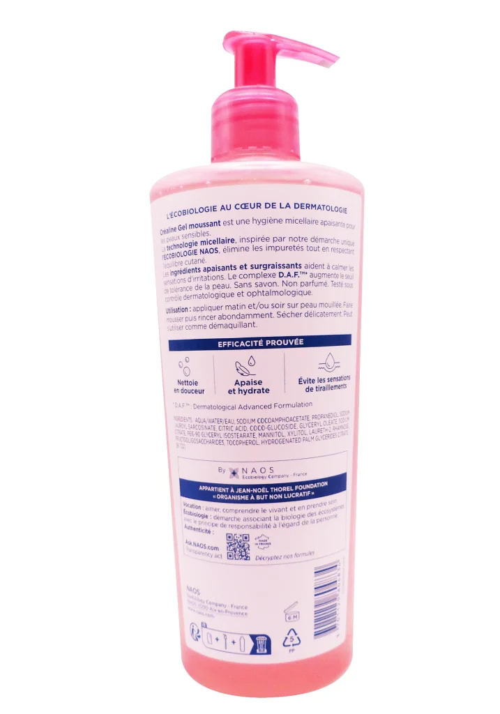 BIODERMA CREALINE GEL MOUSSANT 500 ML 3 dos bioderma