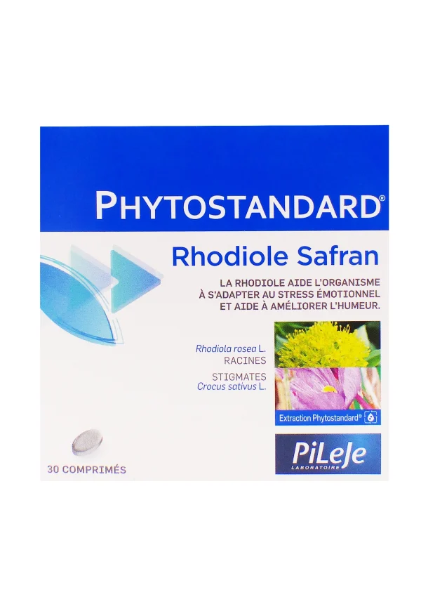 rhodiole safran 30 comprimés pileje